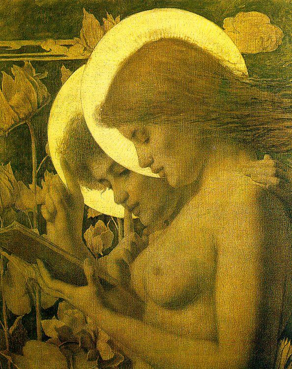 Louis Welden Hawkins The Haloes oil painting picture